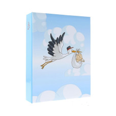 Фотоальбом на 200 фотографій 10x15, дитячий STORK BLUE
