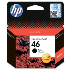 Картридж струйный HP 46 Black, CZ637AE