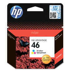 Картридж струйный HP 46 Color, CZ638AE