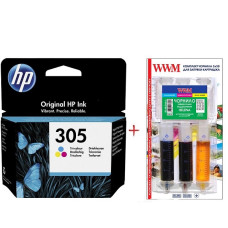 Картридж HP 305 Color заправочный набор Картридж HP 305 Color заправочный набор