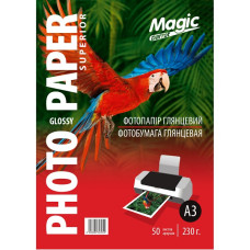 Фотобумага Мagic A3 глянцевая 230g, 50 листов