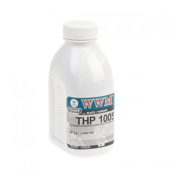 Тонер WWM для HP LJ P1005, 1006, 1505 бутль 50г 