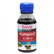 Чернила WWM C49 аналог Canon GI-490B, 100г Black C49/BP-1