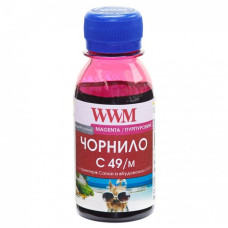 Чорнила WWM C49 аналог Canon GI-490M, 100г Magenta