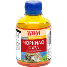 Чорнила WWM для Canon IPF-107Y 200г Yellow (C67/Y)