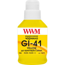 Чорнило WWM GI-41 для Canon, 190г Yellow (G41Y)